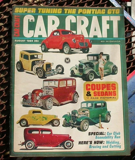 August 1964 Car Craft magazine vintage cars by SaltysPirateDen