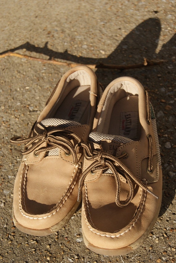 Vintage 1980s Eastland Boat Shoes Mint Condition by hipandvintage