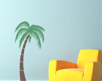 Palm Tree Wall Decal - Tropical Wall Decor - 48 inches high - Large size