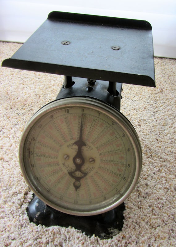 Sale Antique Vintage PELOUZE Postal Mail Weight Scale Made in