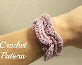 Crochet PATTERN PDF Crochet Bracelet Infinity Link Cuff, Crochet Bracelet, Crochet Cuff Pattern, Crochet Jewelry Pattern