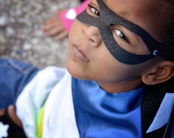 Basic Childrens Sparkle SUPERHERO MASK - 8 colors - Superhero Party Favors for Boys and Girls - Easter Gift