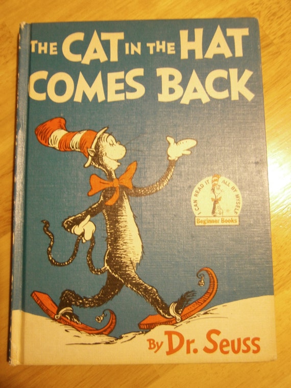 The Cat in the Hat Comes Back 1958 Book Club Edition