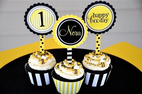 Honey Bee PRINTABLE Party Circles from Love The Day Il_570xn