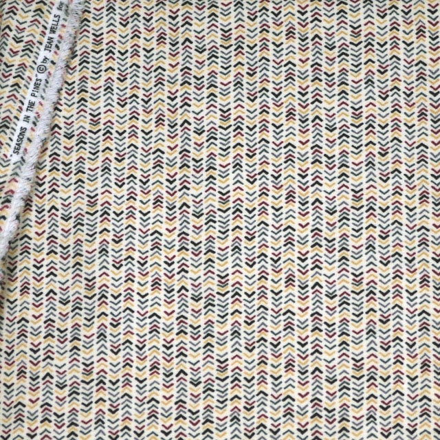 Quilting Flannel Print Fabric RJR Season In by DartingDogFabric