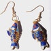 Blue Fish Earrings