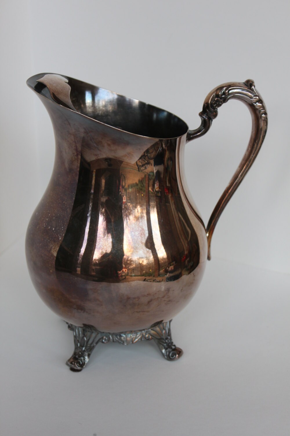 Vintage F B Rogers Silver Co PITCHER Water Pitcher Vase