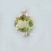 Lemon Quartz In Sterling Silver Ring 4.17ct. Size 7
