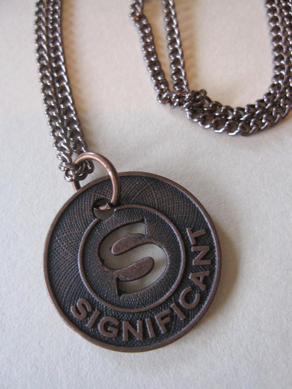 Items similar to Significant Necklace: Word Necklace on Etsy