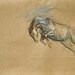 RESERVED ITEM to Sophie - OOAK Horse Drawing "Equilibre 9"