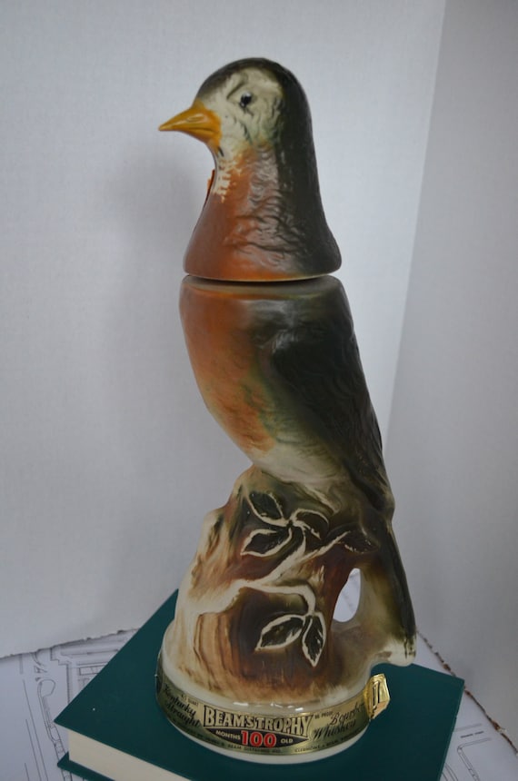 Vintage 1969 Jim Beam Beamstrophy Brown Bird Liquor Decanter
