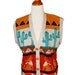 1980s SOUTHWESTERN sweater vest with coyotes and cacti size large / XL