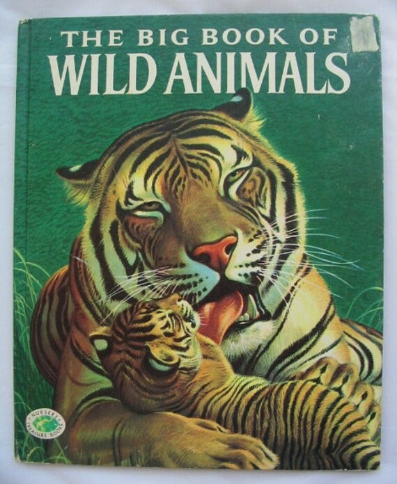 Big Book of Wild Animals Vintage 1974 by Felix by TheVintageRead