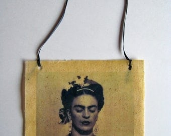 frida kahlo bees waxed fabric photo
