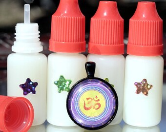 Destash 50 Applicator Bottles FREE SHIP Applicator Tip Just Under 1/2 Ounce Nail Art Applicator Bottles Glaze 3D Lacquer Glue