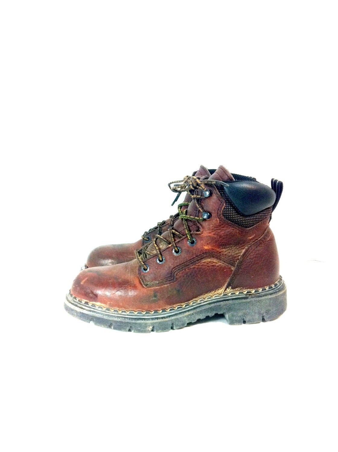 Red Wing Leather Hiking Boots 7 Womens Steel Toe Boots 7