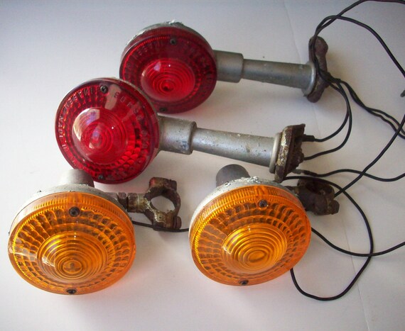 Vintage Motorcycle Brake Lights and Turn Signals 1970’s