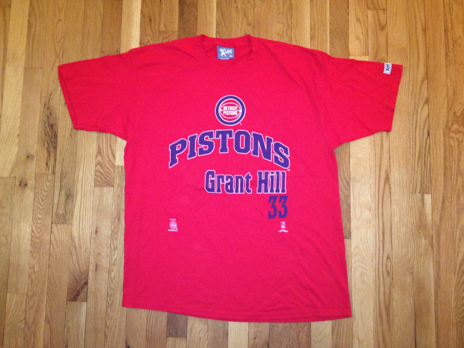 vintage grant hill pistons shirt LEE sport mens size XXL