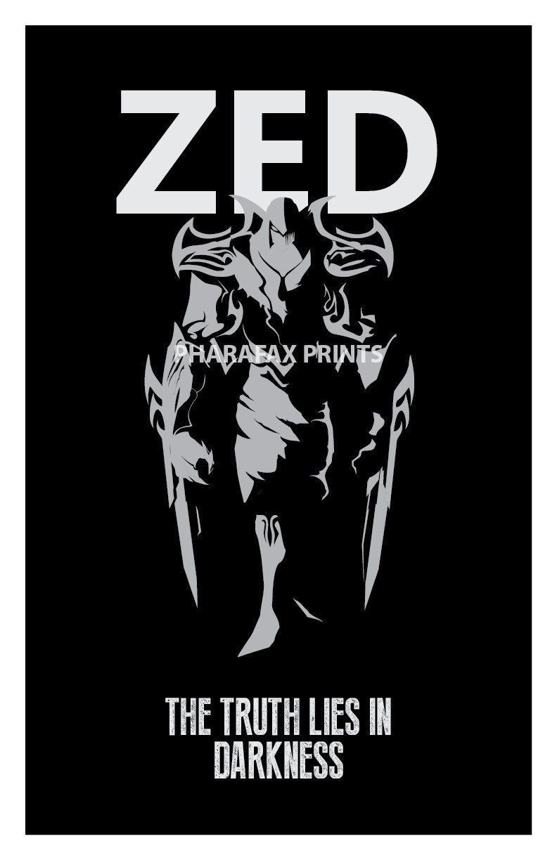 Zed: League of Legends Print