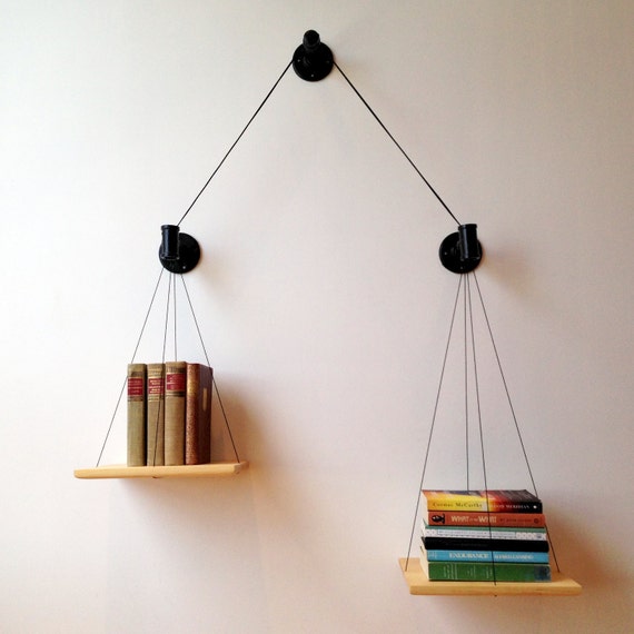 Black Balance Bookshelf