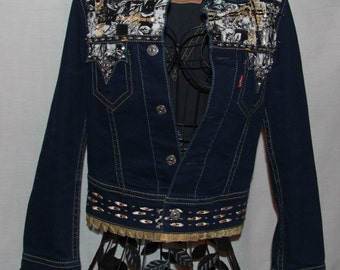 Embellished Levis Iconic Denim Jacket
