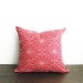 16"x16" Pink Throw Pillow Cover