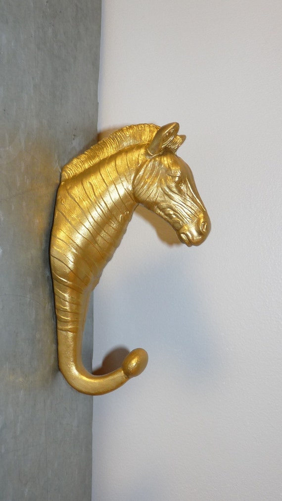 Zebra Wall Hook Animal Wall Hook Housewares Cabin Decor