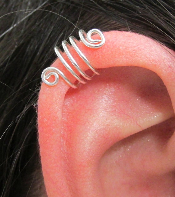 Items similar to Ear Cuff, No Pierce Jewelry, Cartilage Cuff, Helix