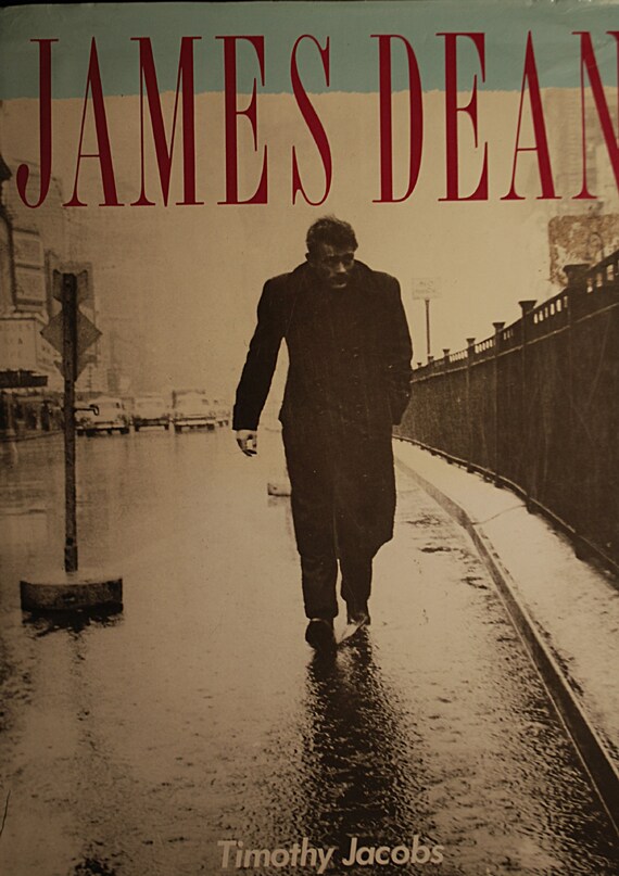Vintage 1991 James Dean Hardcover Biography Book Pictures