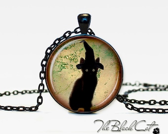 Black cat Pendant Black cat necklace Black cat jewelry