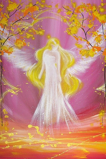 Limited angel art photo guarded by love modern