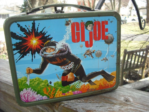 GI joe Lunch Box 1967 Hassenfeld Bros.Inc. Thermos by RoseBarb