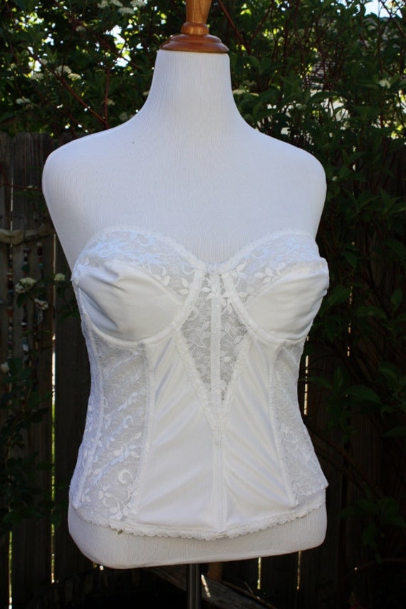 lace white bustier