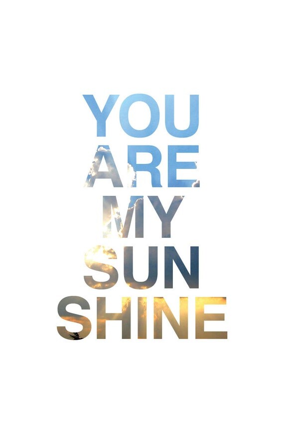 Items similar to You Are My Sunshine on Etsy