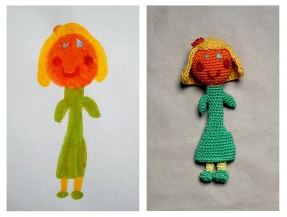 Creative toy from Your Kids drawing Custom your by ...