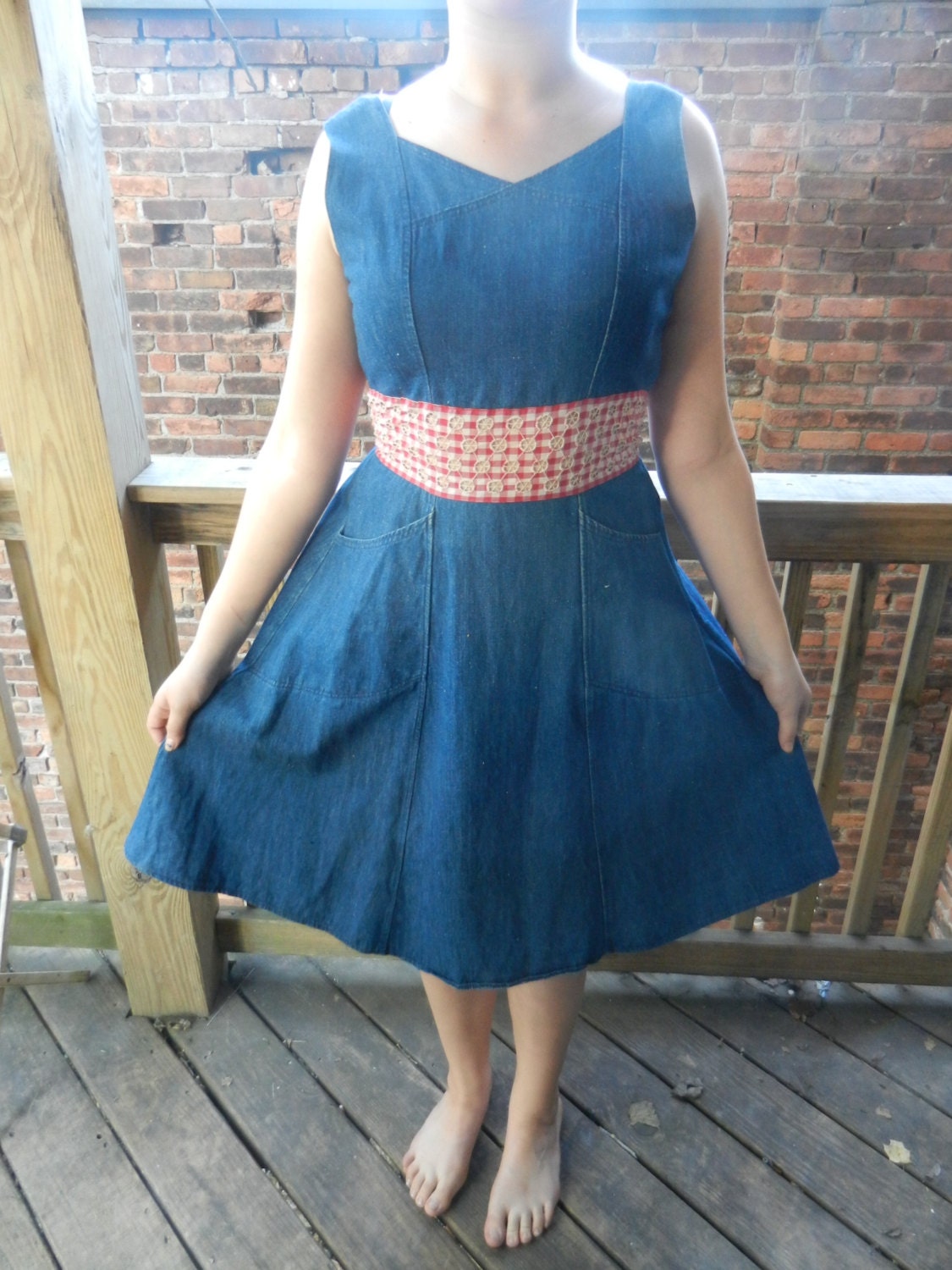 Vintage Jean Dress