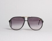 80s CARERRA Black SUNGLASSES / Gradient Lens C-Vision 400 5595
