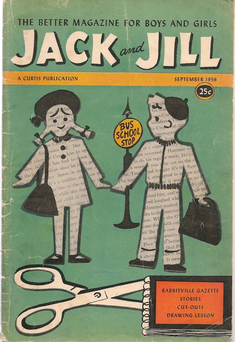 Jack and Jill September 1956 Vintage Magazine