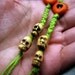 Heart and Skulls Hemp Earrings