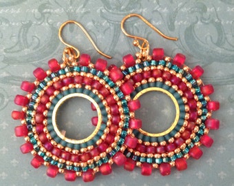 Beaded Jewelry and Seed Bead Earrings by WorkofHeart on Etsy
