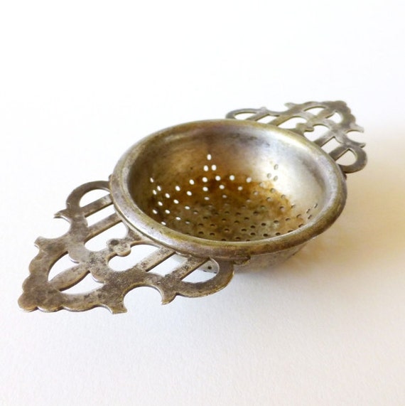 RESERVED Vintage Tea Strainer A1 Imperial EPNS 1930s