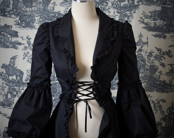 Gloomth Vrai Noir Corset Overcoat (8 colors available)