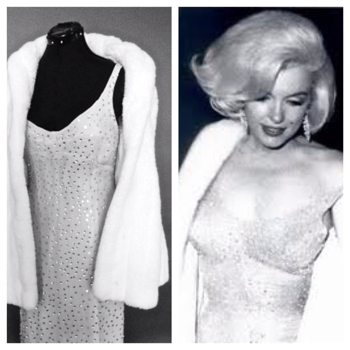 Marilyn Monroe Replica Dress Happy Birthday Mr President 8677