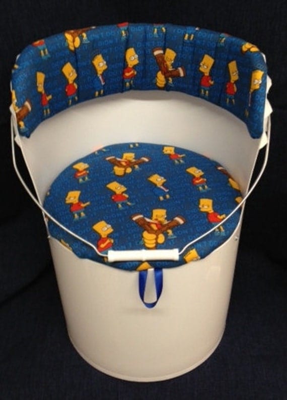 5 Gallon Bucket Chair Bart Simpson I Didn't Do