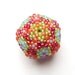 Sleek Beaded Bead Kit 25mm, Bright Orange, Lime, Sky and Red