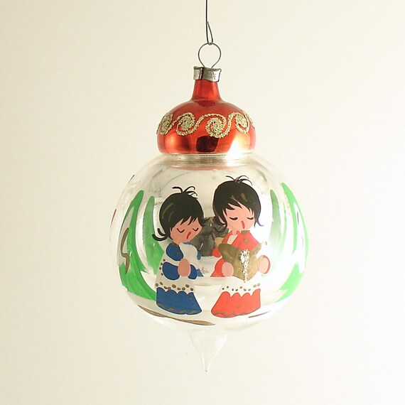 vintage glass christmas tree ornament italy by efinegifts vintage glass christmas tree ornament italy by efinegifts