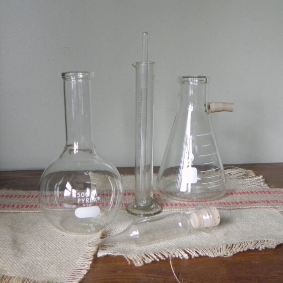 Vintage labware laboratory glassware vessels instruments 5