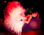 Giant Tulle Petticoat Wedding Skirt Gothic Steampunk Bridal - Crinoline Black or White-Custom to Your Size