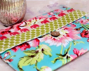 Kindle Case, kindle touch case, kindle sleeve, nook Cover kindle Case Nook Color, Kobo, Sony - Cozy in Tropical Elephant Walk