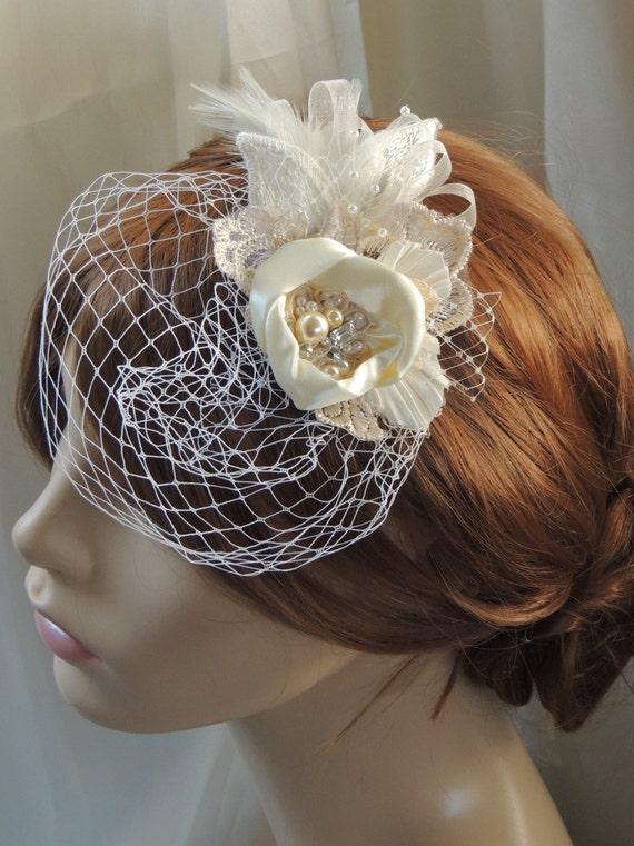 Bridal Birdcage Veil Wedding Veil 5 Inch Birdcage Veil